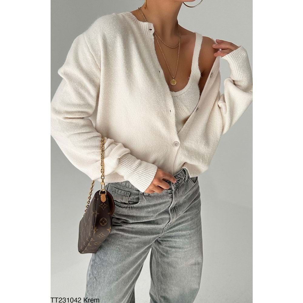 Atlet Hırka 2 Parça Triko takım