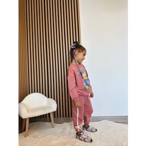 California Bear Kiremit Renk Alt Üst Takım - KİREMİT - 2-3 YAŞ - ST00352-KİREMİT-2-3 YAŞ