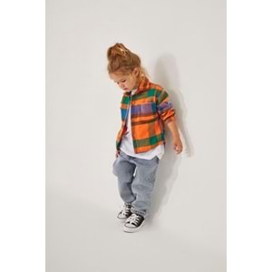 ÇOCUK ODUNCU GÖMLEK - ÇOK RENKLİ - 2-3 YAŞ - ST00364-ÇOK RENKLİ-2-3 YAŞ