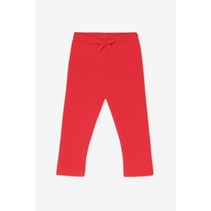 Kız Çocuk Fitilli Kadife Tayt Kırmızı Renk - KIRMIZI - 2-3 YAŞ - ST00561-KIRMIZI-2-3 YAŞ
