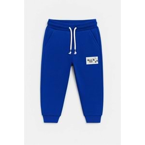 Mavi Renk Bel - Paça Lastikli Bağlamalı Eşofman Altı - MAVİ - 2-3 YAŞ - ST00624-MAVİ-2-3 YAŞ