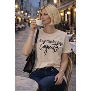 Cuquette Paris Tee T-Shirt Bej - BEJ - L