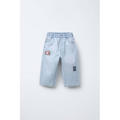 Arma Detaylı Kot Pantolon - ANTRASIT - 6-7 YAŞ - ST00324-ANTRASIT-6-7 YAŞ