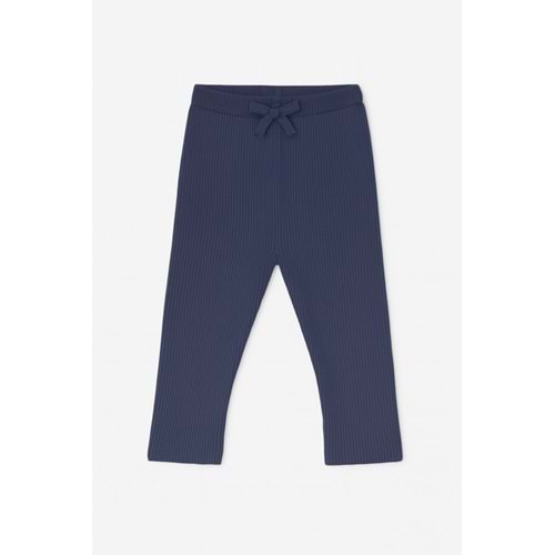 Kız Çocuk Lacivert Renk Fitil Kadife Tayt - LACİVERT - 2-3 YAŞ - ST00560-LACİVERT-2-3 YAŞ