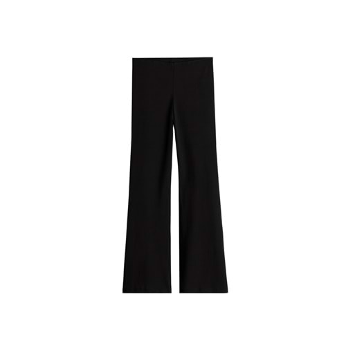 Kız Çocuk İspanyol Paça Siyah Renk Tayt