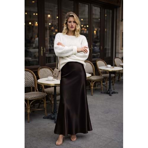 Maxi Boy Saten Etek Lacivert Renk