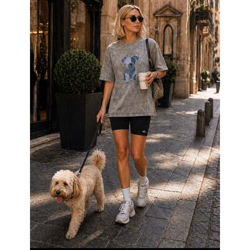 Yeni Sezon Urban Dog Icon Slim Tee Kısa Kol Baskılı T-Shirt