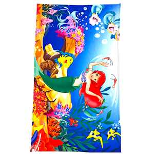 Erkek Çocuk Denizaltı Surfer Desenli Panço Havlu / Kapüşonlu