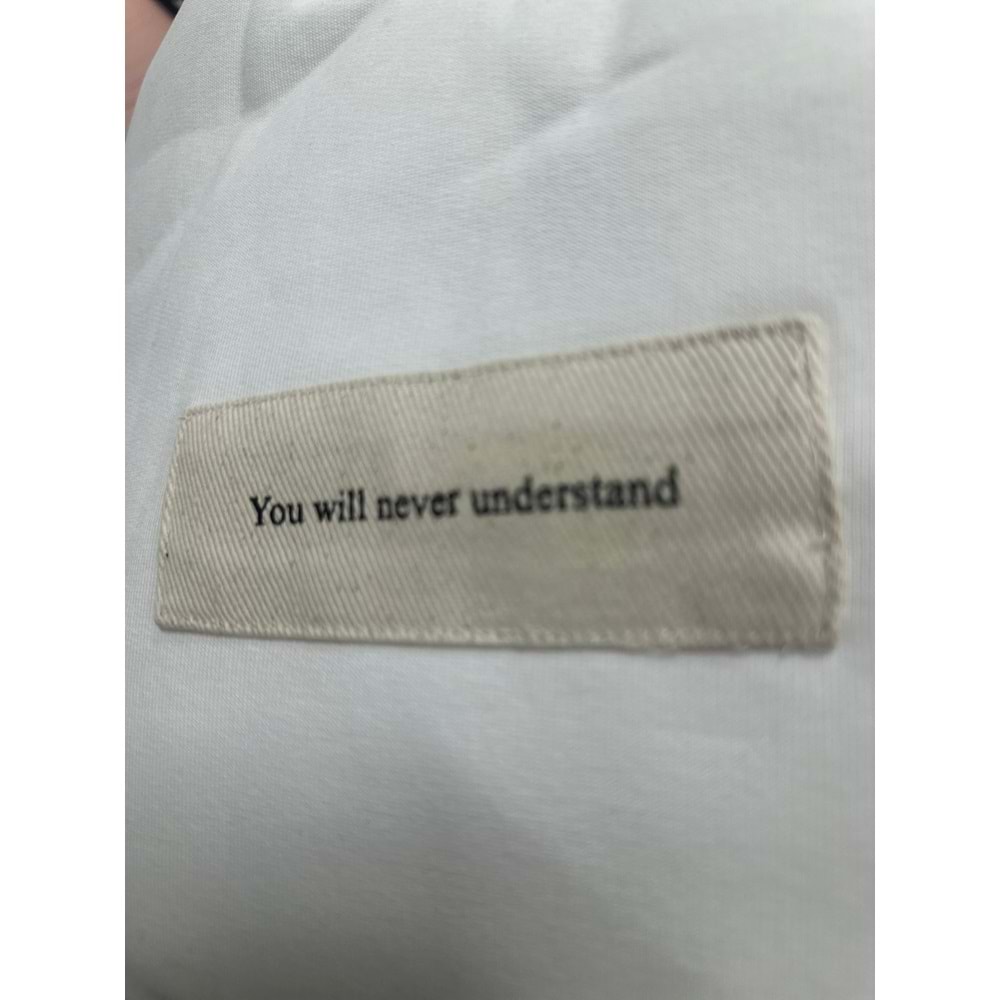 Ekru Renk Slogan Yazı 3 iplik Şardonlu Alt Üst Takım