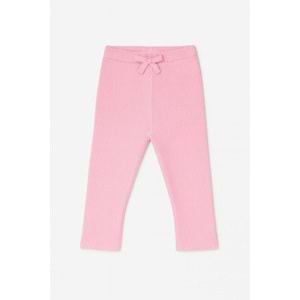 Kız Çocuk Pembe Renk Fitil Kadife Tayt - PEMBE - 2-3 YAŞ - ST00559-PEMBE-2-3 YAŞ