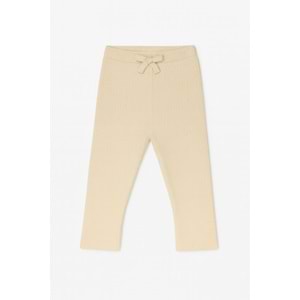 Kız Çocuk Fitilli Kadife Tayt Camel Renk - KREM - 2-3 YAŞ - ST00562-KREM-2-3 YAŞ