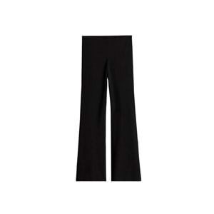 Kız Çocuk İspanyol Paça Siyah Renk Tayt