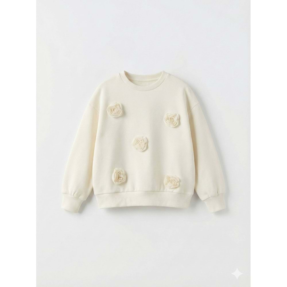Güllü Kem Renk Sweatshirt