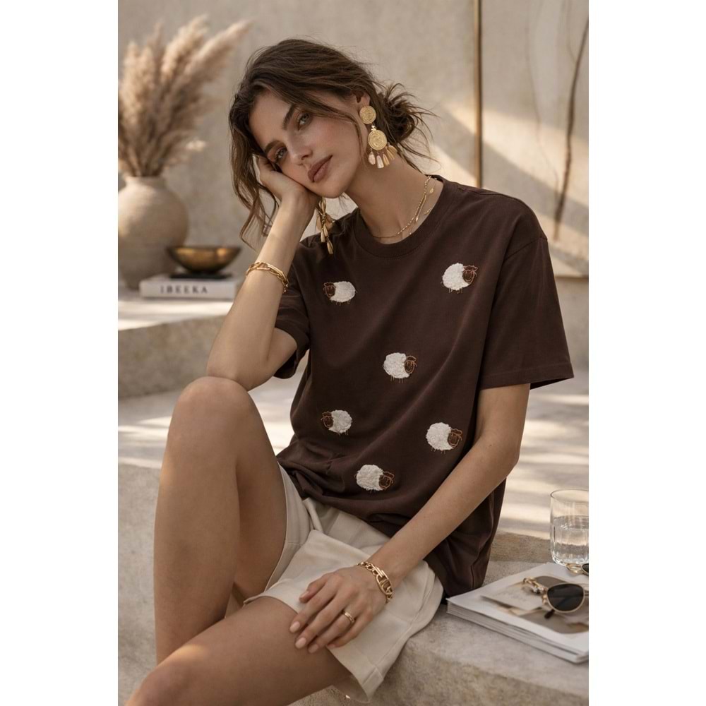 Atelier Sheep – Premium Nakışlı T-Shirt
