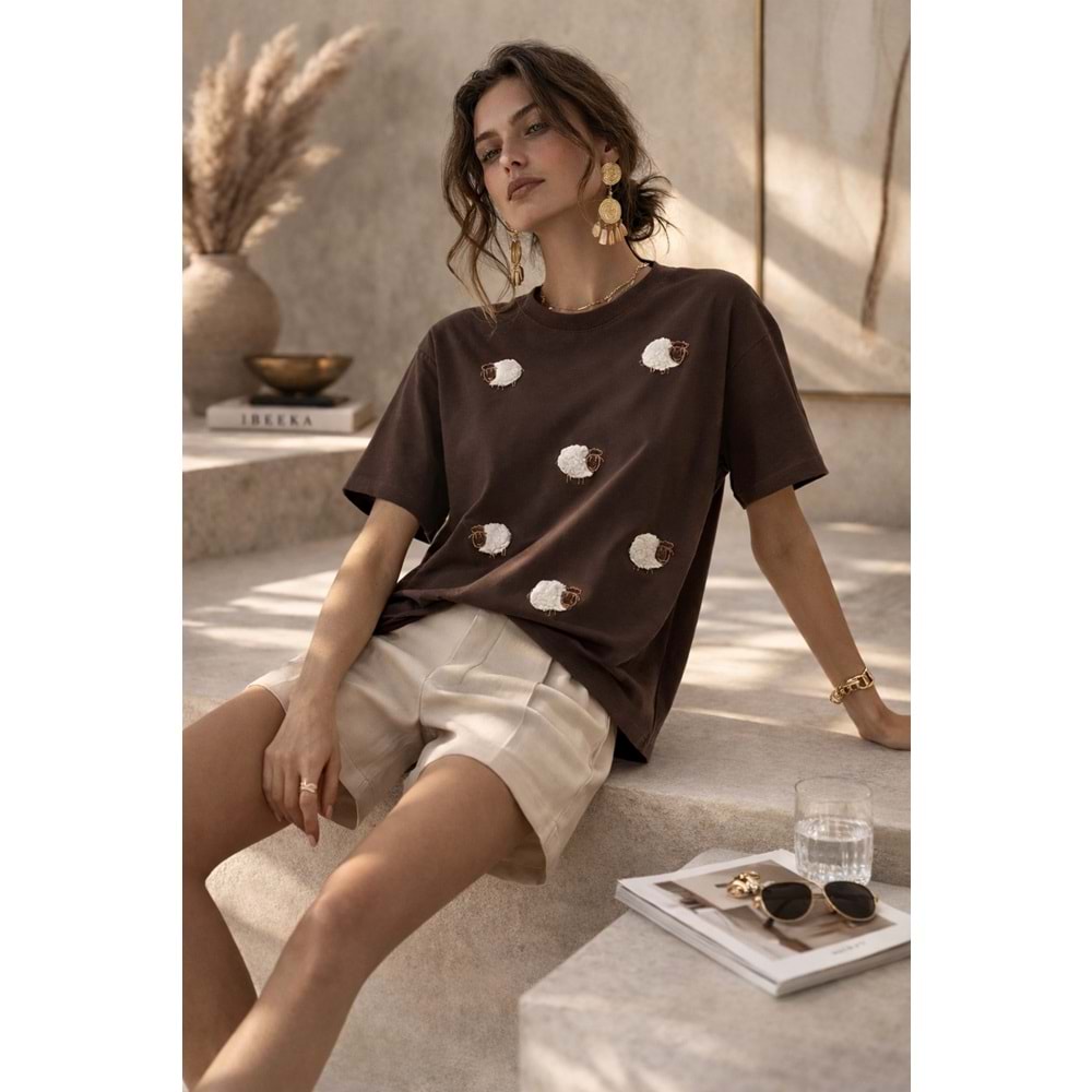 Atelier Sheep – Premium Nakışlı T-Shirt