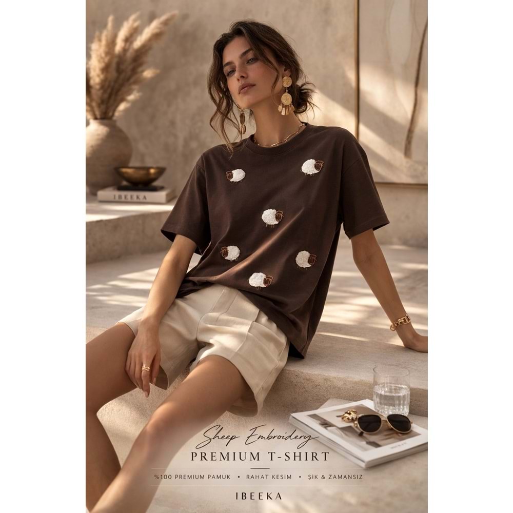 Atelier Sheep – Premium Nakışlı T-Shirt