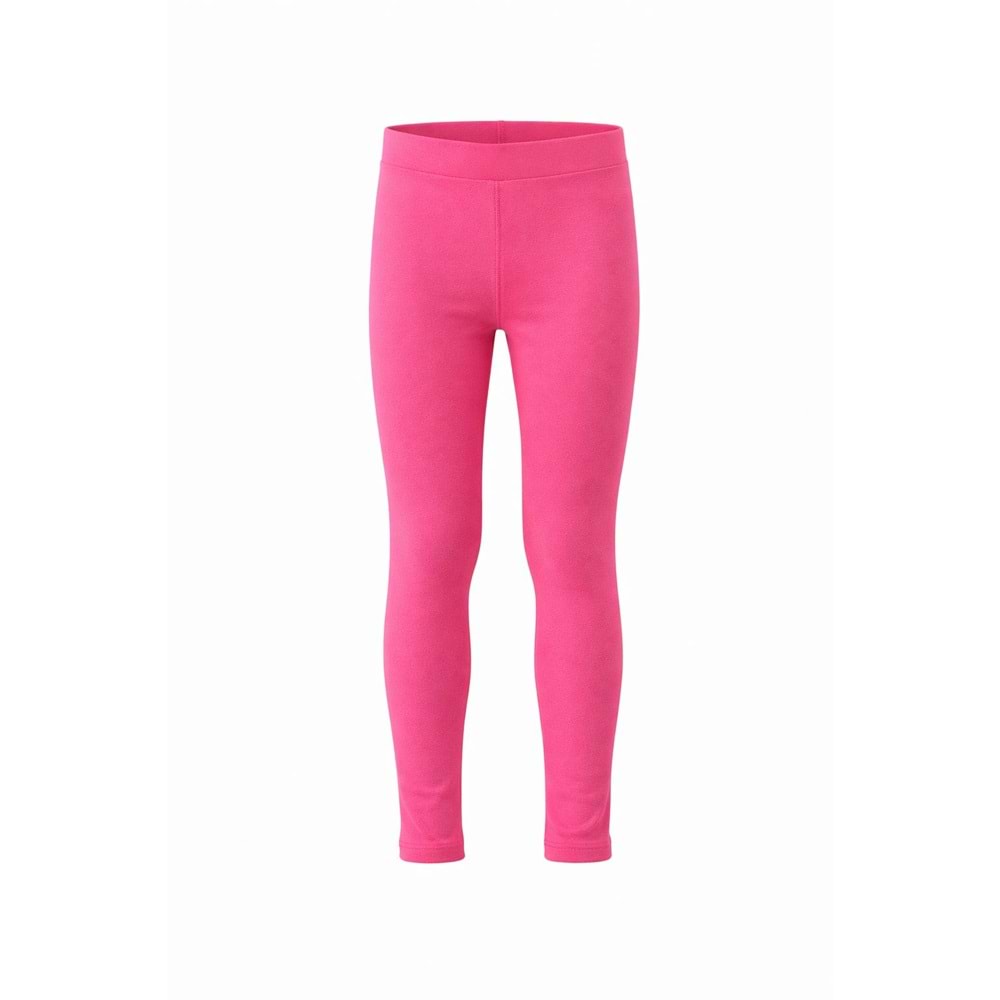 Kız Çocuk Neon Renk Tayt Yeni Sezon Pamuklu Yüksek Bel - NEON PEMBE - 13-14 YAŞ