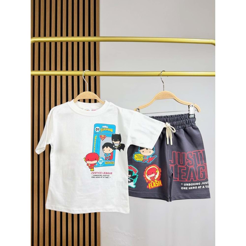 Erkek Çocuk Alt Üst Takım Baskı Desen - ÇOK RENKLİ - 2-3 YAŞ