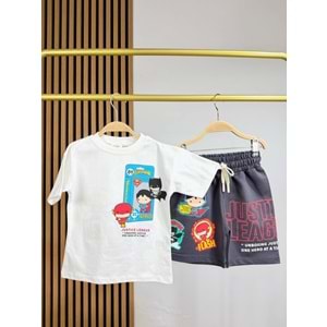 Erkek Çocuk Alt Üst Takım Baskı Desen - ÇOK RENKLİ - 2-3 YAŞ