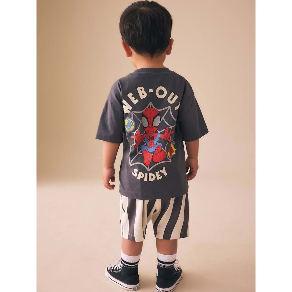 Sevimli Örümcek Alt Üst Takım Erkek Çocuk - KIRMIZI - 2-3 YAŞ